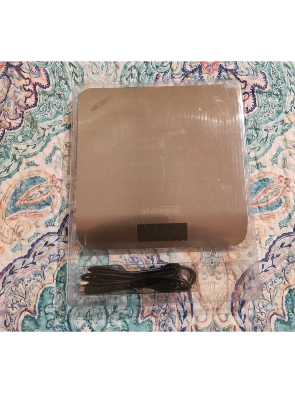 Stamps.com SDC 550 Digital Scale 5lb Postage Shipping USB Power Data Cord NWT